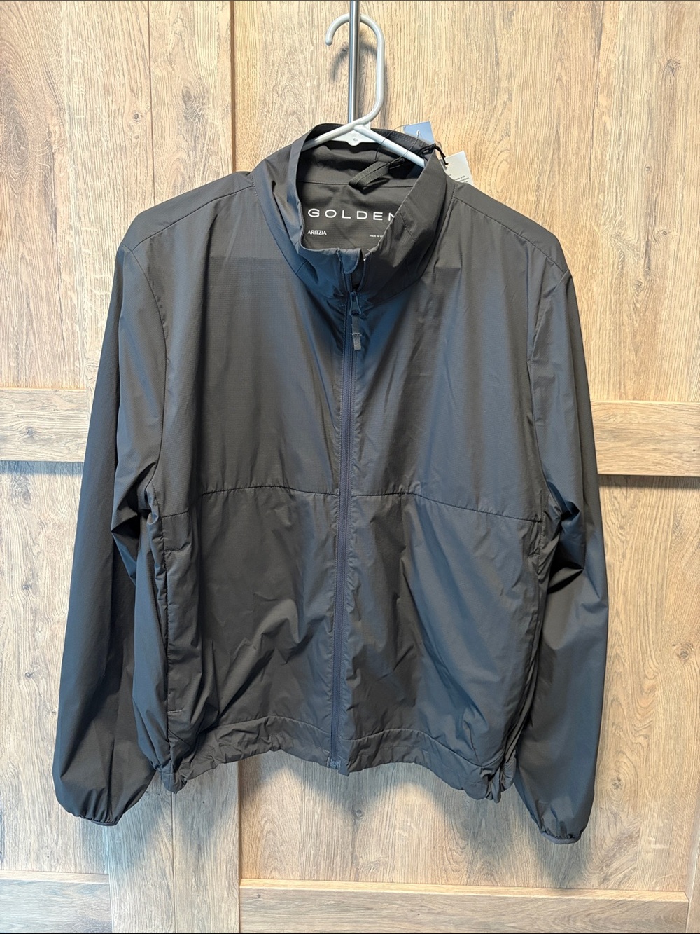 Golden Women’s Dark Grey Lightweight Windbreaker Jacket